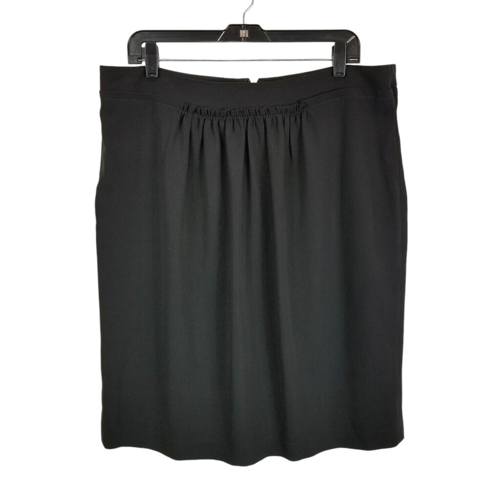 Talbots Women's Black Career Classic Pencil Skirt Size 16